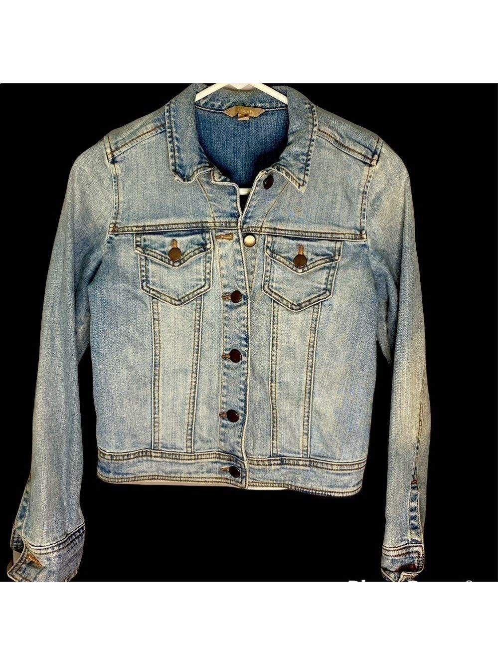Rubbish Cropped Denim Jean Jacket